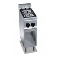 Плита газовая с 2 конфорками с автоподжигом ggmgastro GHB369P Плита газовая с 2 конфорками с автоподжигом ggmgastro GHB369P